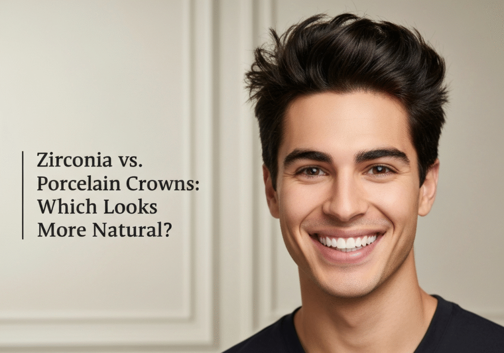zirconia vs porcelain crowns