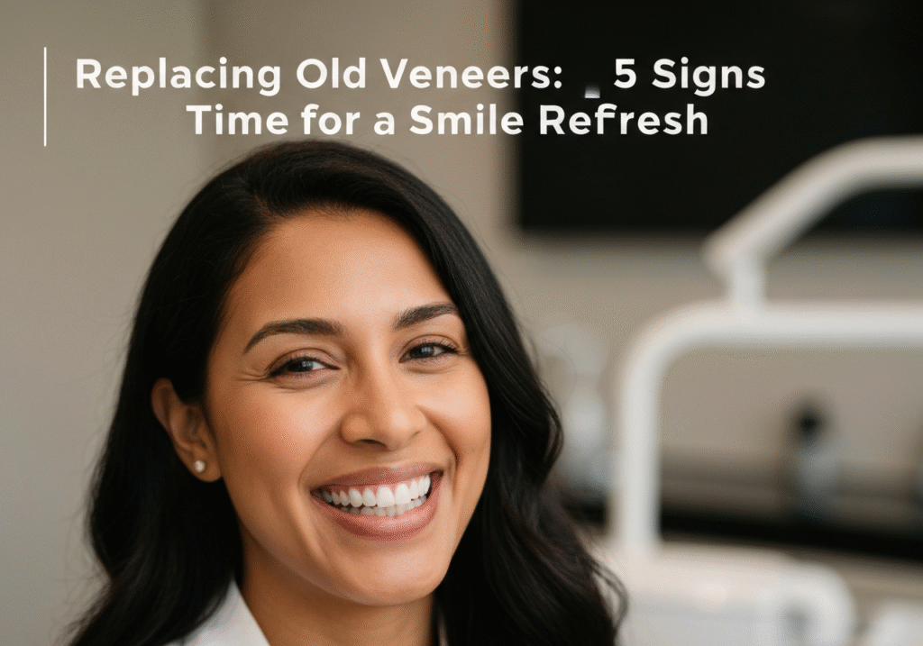 replacing old veneers